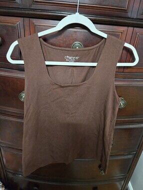 Chico's Brown Scoop Neck Tank